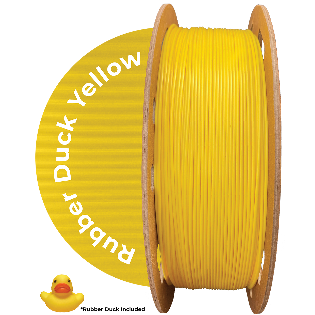 Canadian Filaments Rubber Duck Yellow PLA Filament
