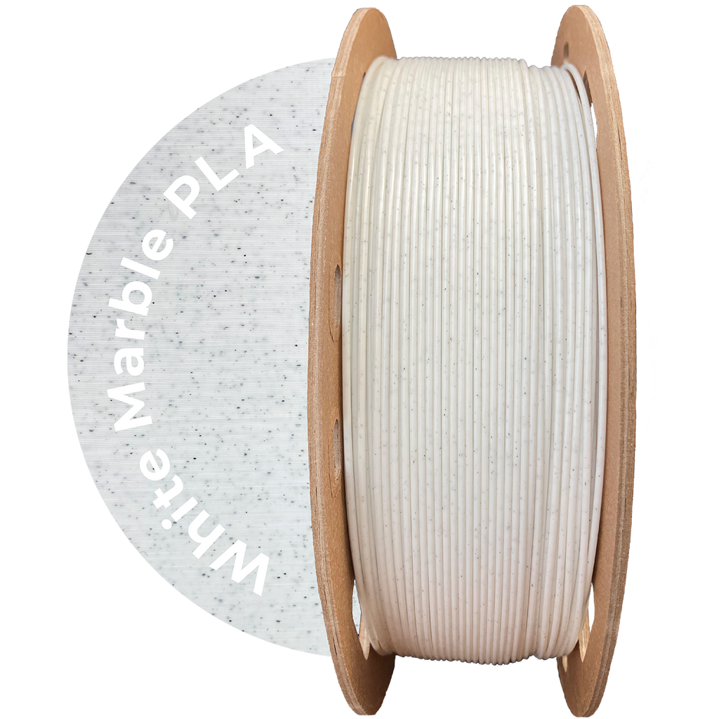 Canadian Filaments - White Marble PLA Filament